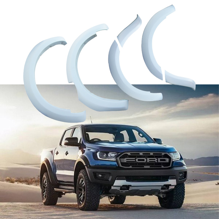 FFD34 широкое колесо крыло вспышки матовый черный для FORD RANGER 2012 T6 2011-2015