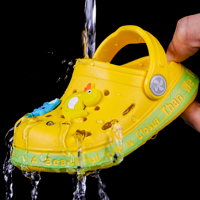 Crocband Clog китайская обувь для детей желе инъекция Классическая садовая обувь водонепроницаемые детские сабо пляжные Тапочки