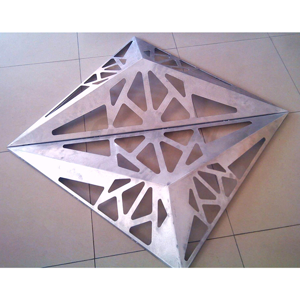 Aluminum Curtain Walls Decorative 3d Exterior Metal Wall
