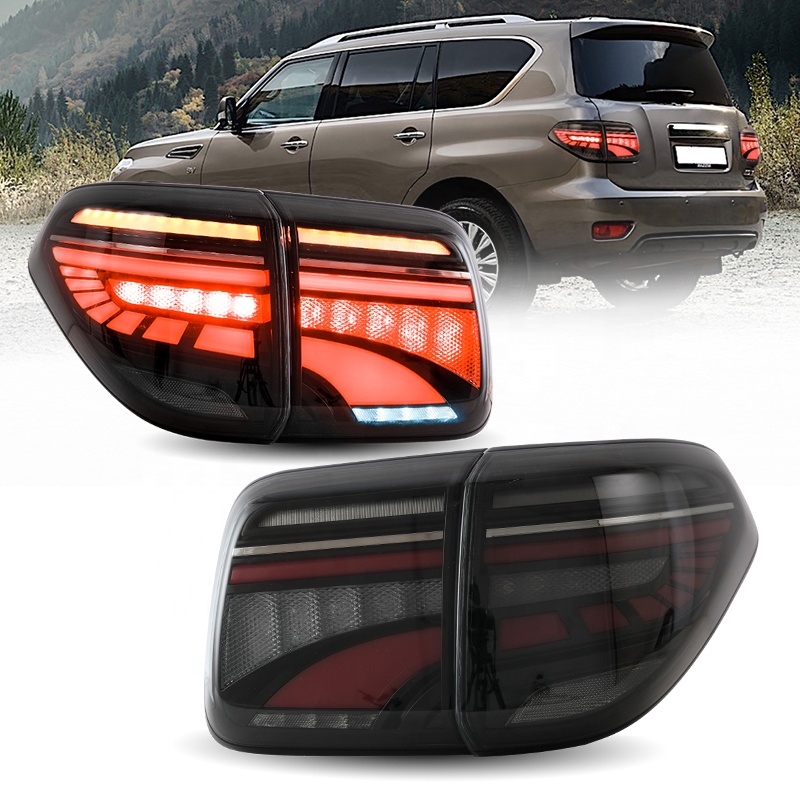 VLAND Factory Full LED Taillights Tail Lamp Sequential Turn Signal Rear Lights 2017-2020 Tail lights For NISSAN ARMADA Lighting