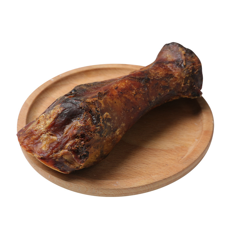Dog natural molar teeth clean teeth calcium bone roast pig trotter bone dog snack boring pig bone