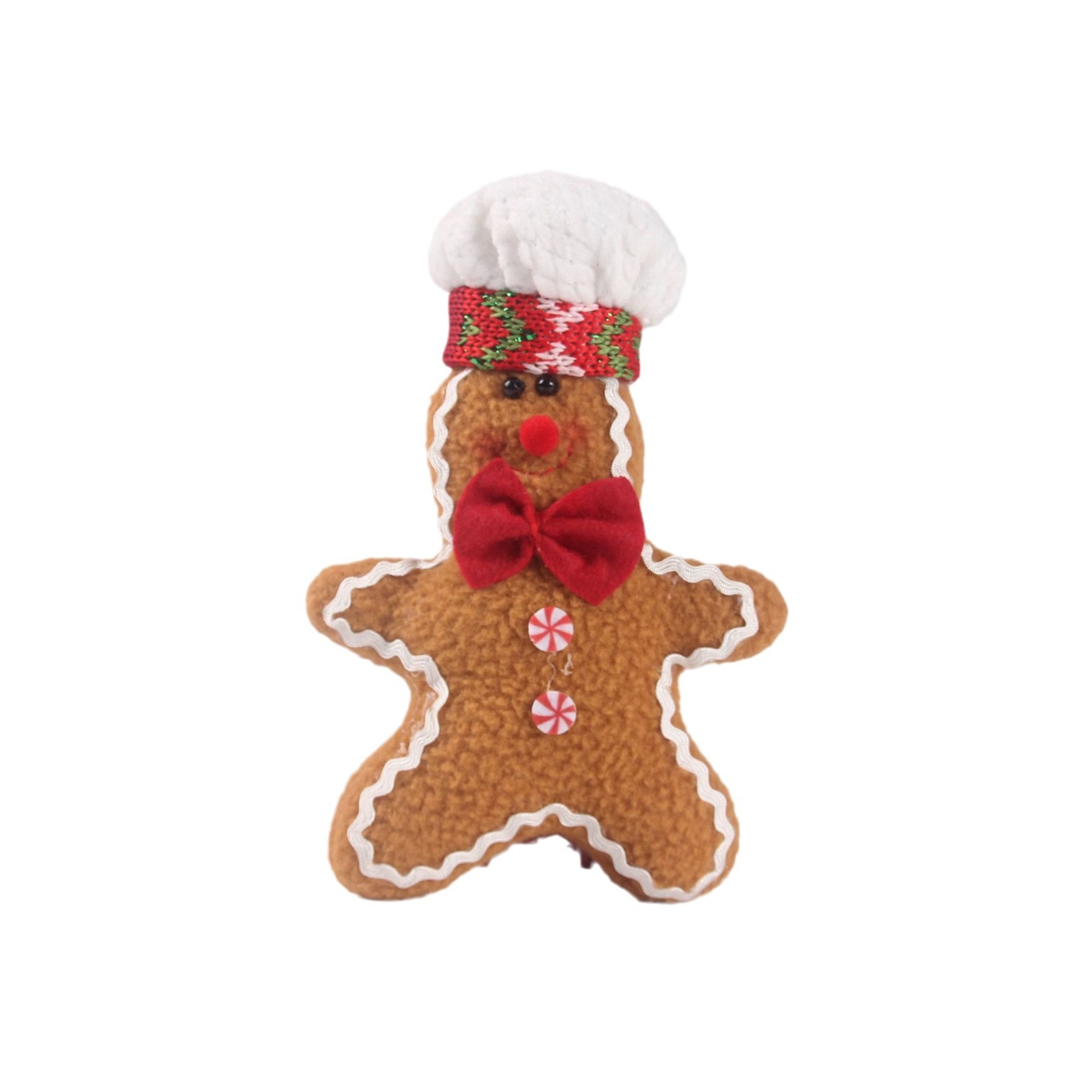 Christmas Gingerbread Man Christmas Decorations Mall Window Christmas Pendants Fabric Five-star Gingerbread Man Doll Wholesale