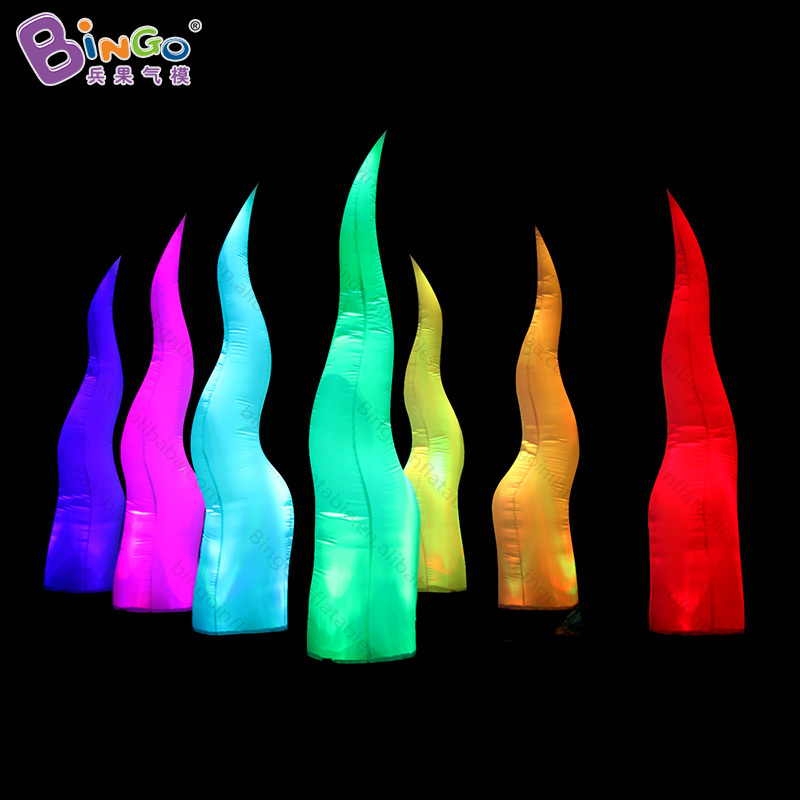 Customized 2.5 Meters Tall Inflatable Flame / Blaze with Lighting
