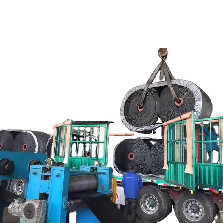 EPDM high temperature resistant rubber conveyor belt for iron and steel plant
