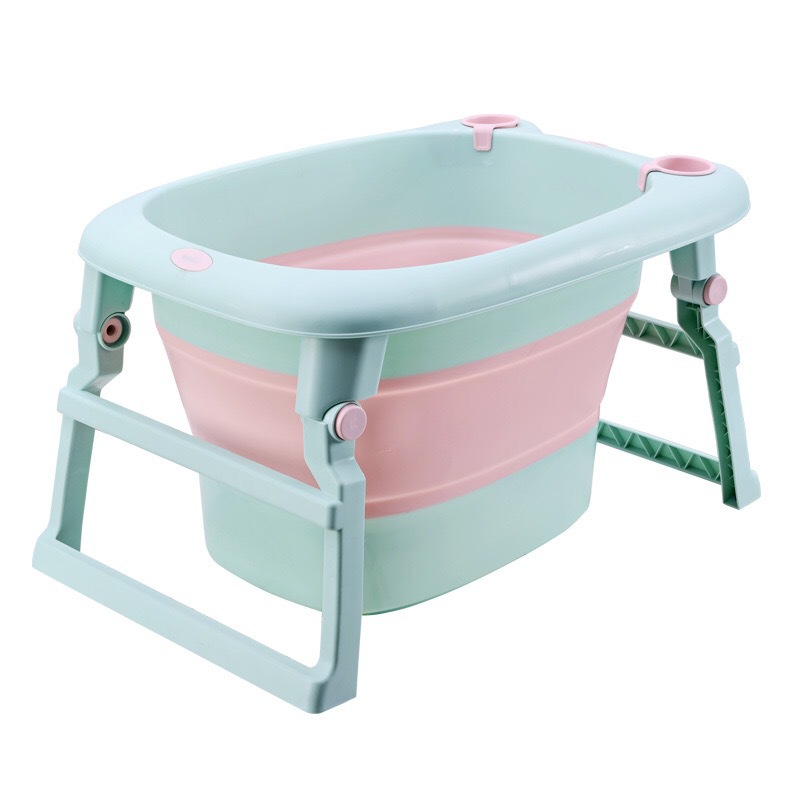 Складной Baby Shower складной ванны для младенцев, новорожденных противоскользящая буферная прокладка детская ванночка сиденье