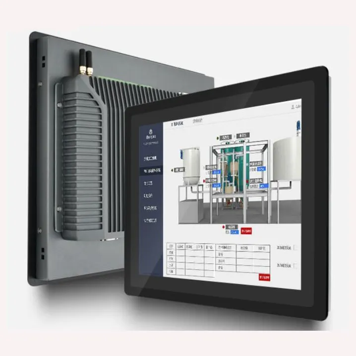 19 inch All-In-One Industrial Grade Computer Fanless Industrial Panel PC With J1900 processor and resistive touchscreen
