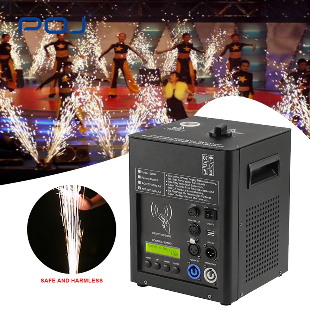 POJ OJ-SP500 Cold Spark Machine Powder Edm Mirror Spark Machine