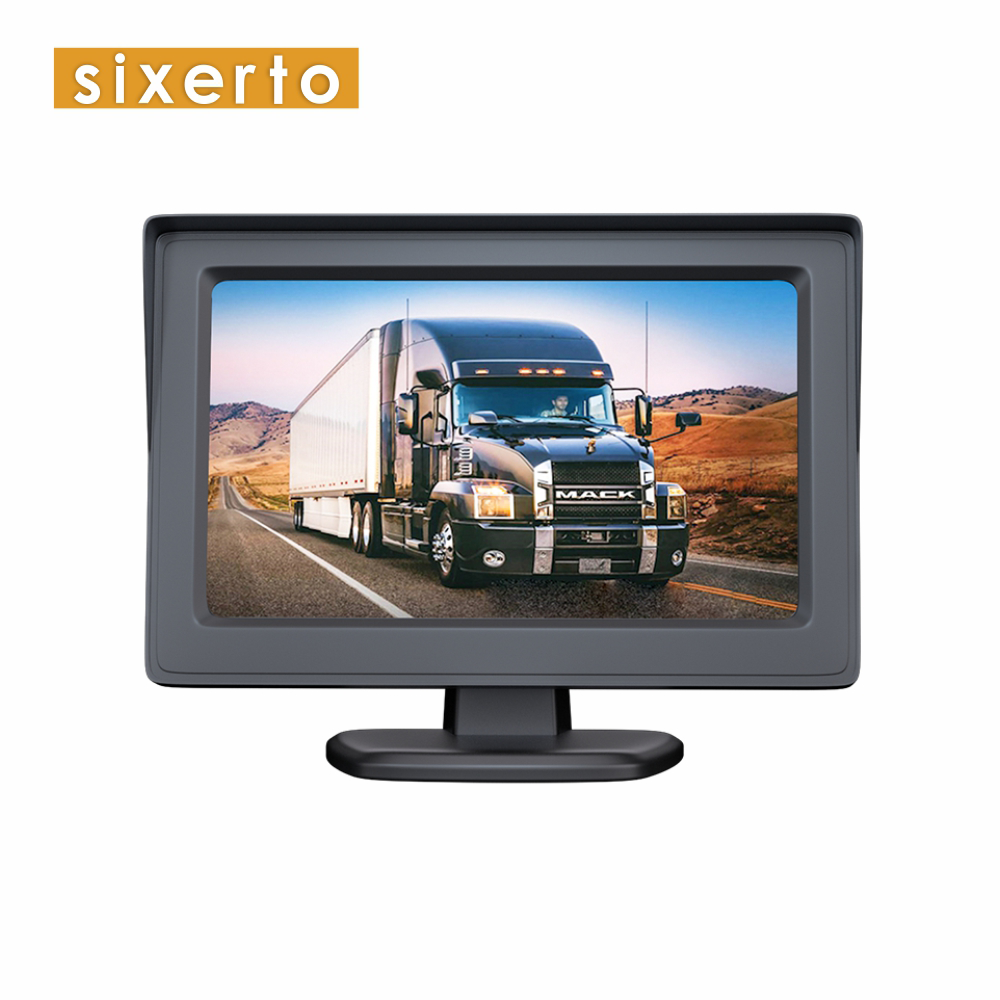 High Resolution Car Rear View Monitor 4.3inch AHD Reversing Camera Display Car Monitor