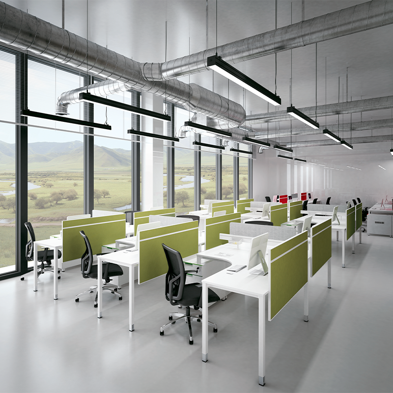 Factory Spot High Quality Custom Size Office Table Professional Staff Workstation Desk