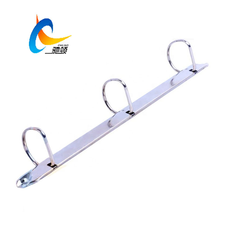 Office metal clips D ring binder 3 ring binder mechanism