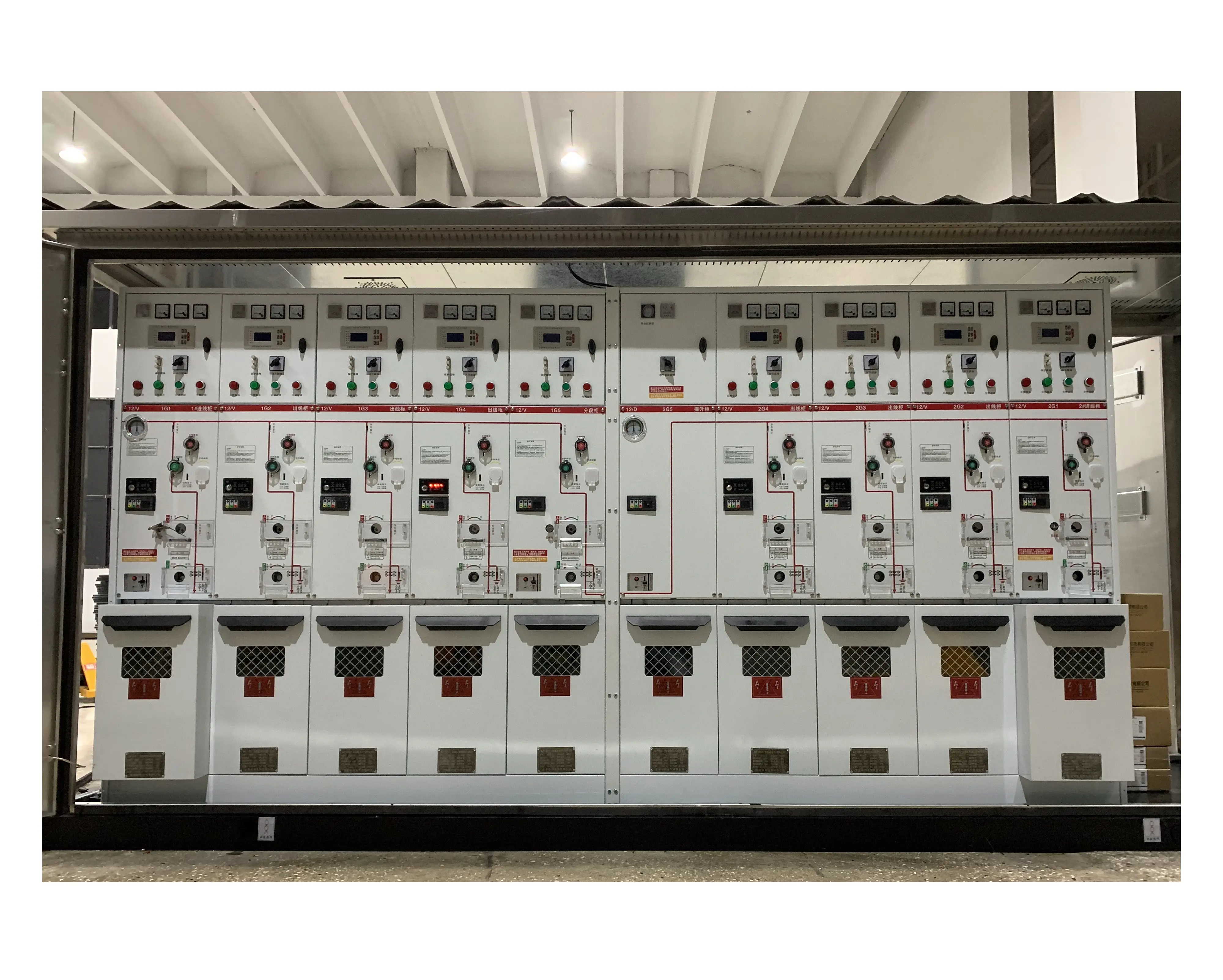 Substation Rmu Complete Gas Insulated Switchgear SF6 Gas Insulated Modular Switchgear Electrical Substation Equipments