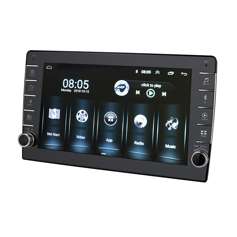 Автомобильная стереосистема, 9 дюймов, 1 din, Android 8,1, автомобильная аудиосистема с BT, Wi-Fi, GPS, радио для автомобиля, DVD-плеер