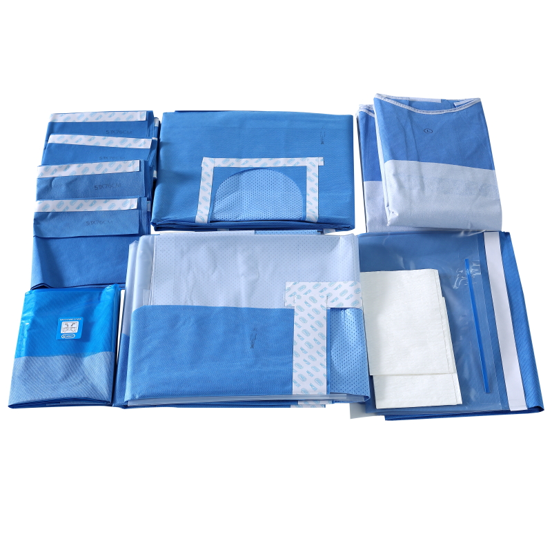 China Manufacturer Surgical drape set Disposable Cardiovascular Pack
