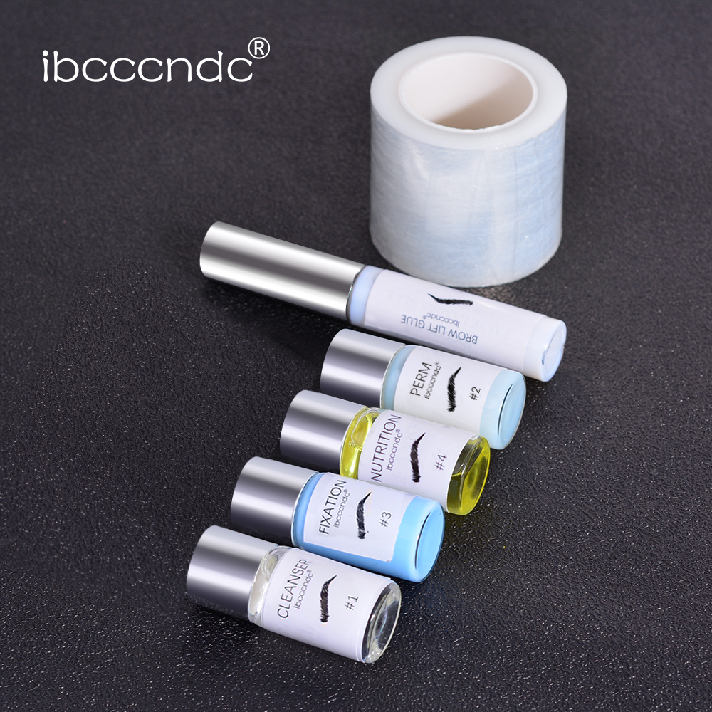 Изогнутая тушь для ресниц ibcccndc, сыворотка для роста ресниц, набор для подтяжки ресниц