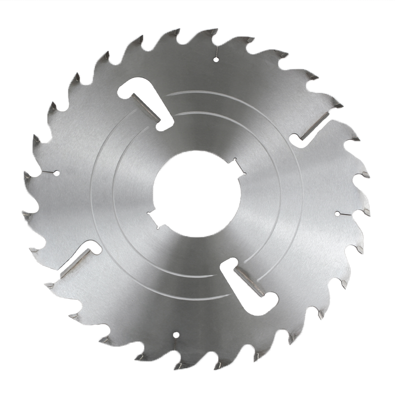 Customized Available Muti-saw Machine Log Saw Blade Soft Hard Wood Cutting Disc With Cooling Scraper Knives with Chromium