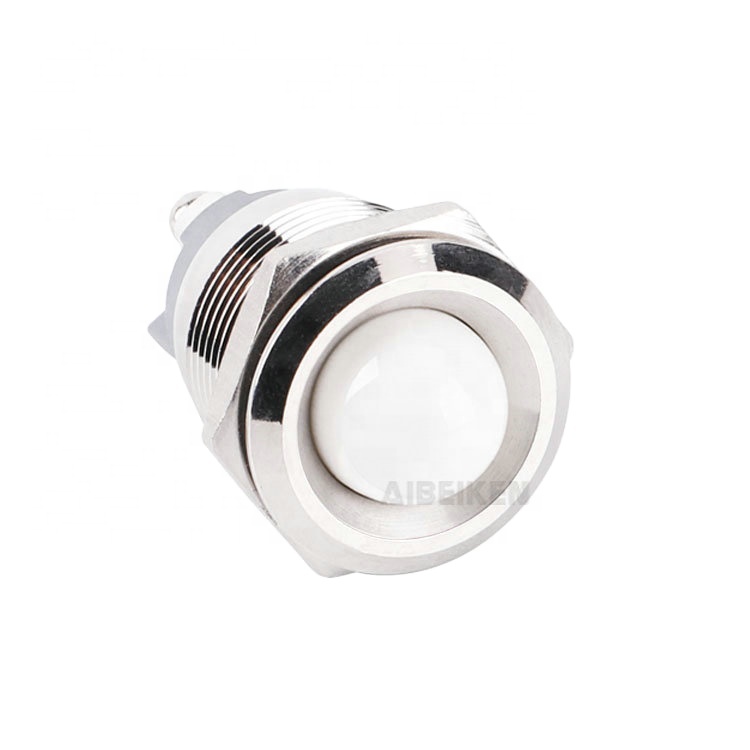 19mm Metal LED Pilot Panel Dash Signal Indicator Warning light with Screw Terminal