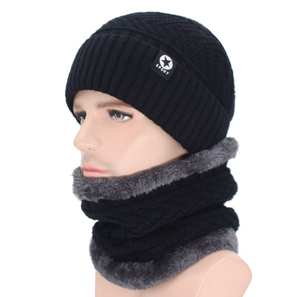 Gorros de invierno para hombres, зимние мужские шапки, русская Рождественская бейсбольная шапочка с шарфом, сатиновая подкладка, роскошные шапки
