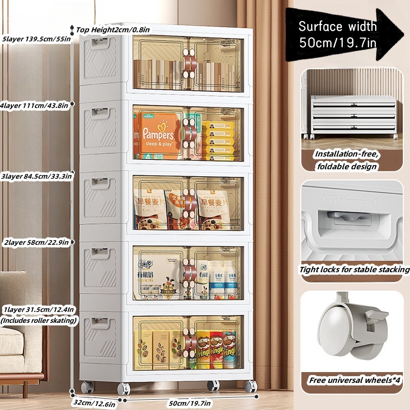 Modern plastic Storage Box Household Foldable Clothes Drawer Type Closet Compartment cloth drawer organizer storage