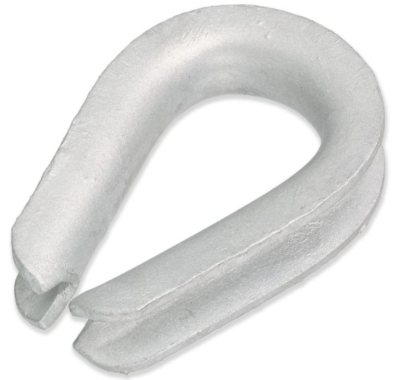 Wire rope thimble factory DIN6899 stainless steel thimble cheap price