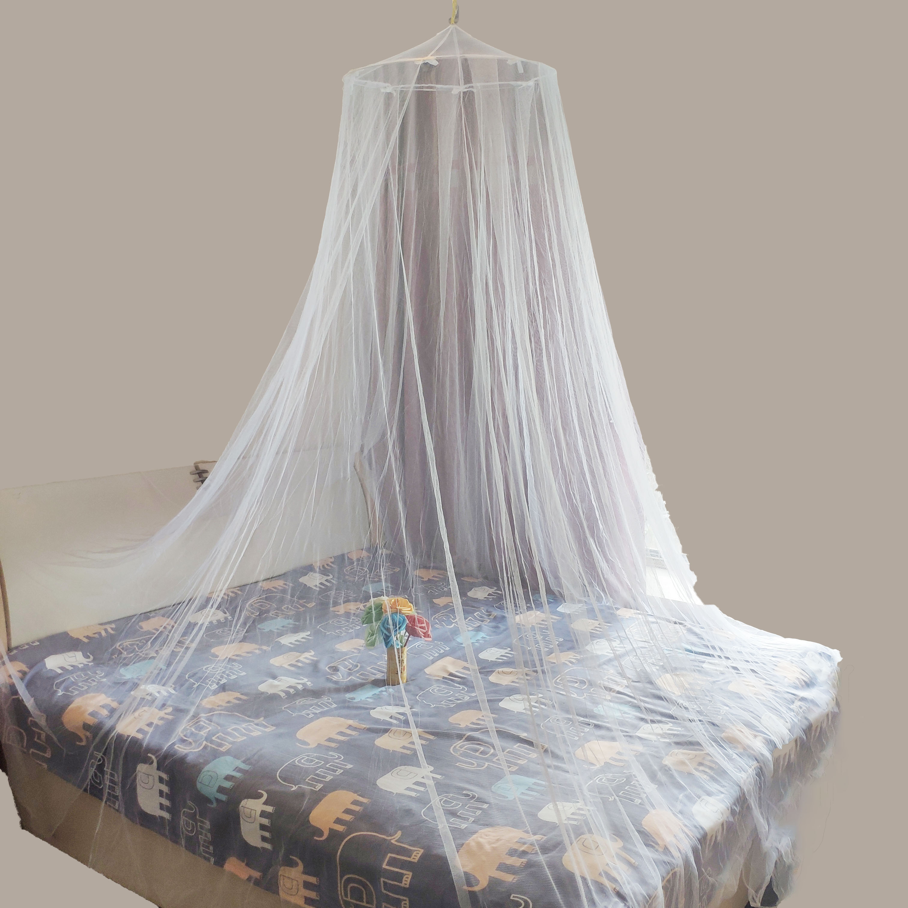 Manufacture Low Price White Netting Curtain Folding Portable Mosquito Net