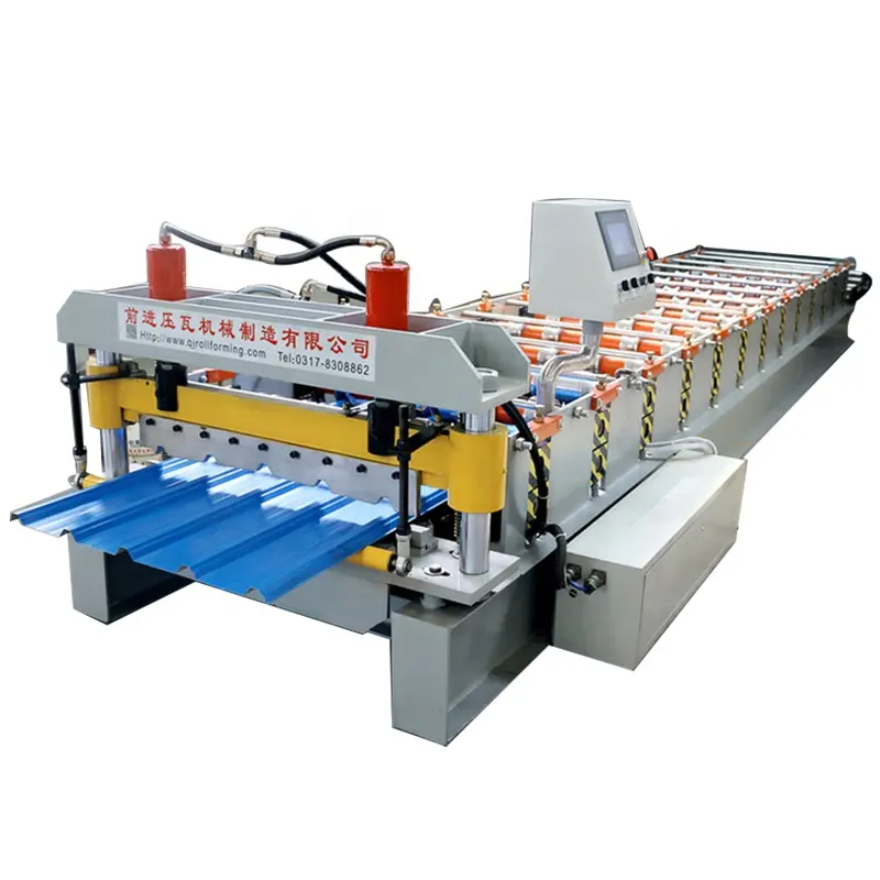 Factory made trapezoidal profile roofing sheet making forming machine