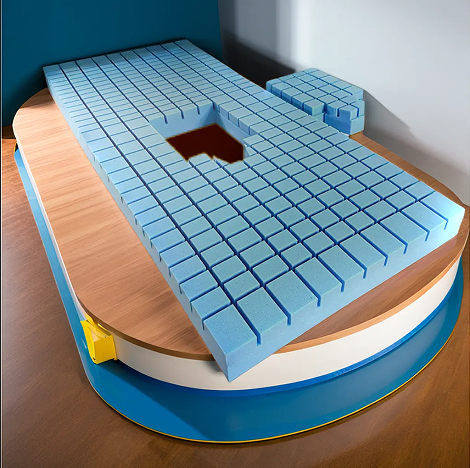 Folding Bed with Mattress Pain Relief Ulcer Therapist Physical Disable for Hospital Bed Hospital Furniture