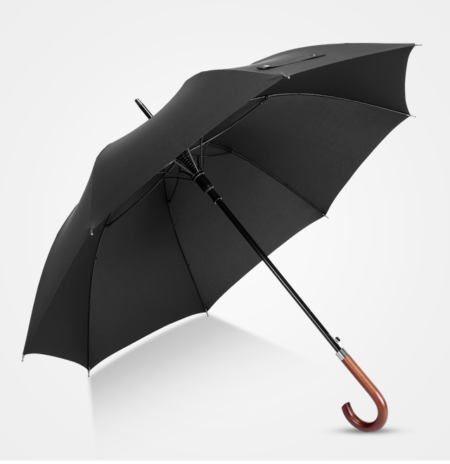 Ok Umbrella Специальный Пользовательский логотип автоматический открытый деревянный вал прямой зонт детали Кривошип