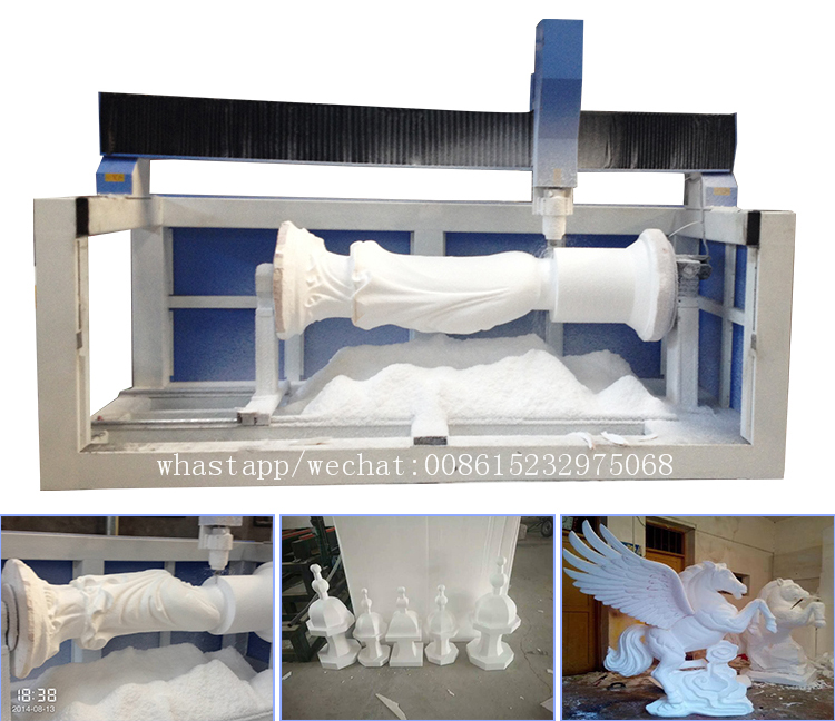 Многофункциональный 4 оси металлорежущая резко для 3d cnc пены машины/фасонно-фрезерный станок с ЧПУ для EPS пены 3D пресс-форма скульптура