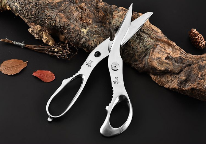 Customized Multifunctional Wooden Kitchen Scissors Kitchen Tools & Gadgets Heavy Duty Kitchen Scissors