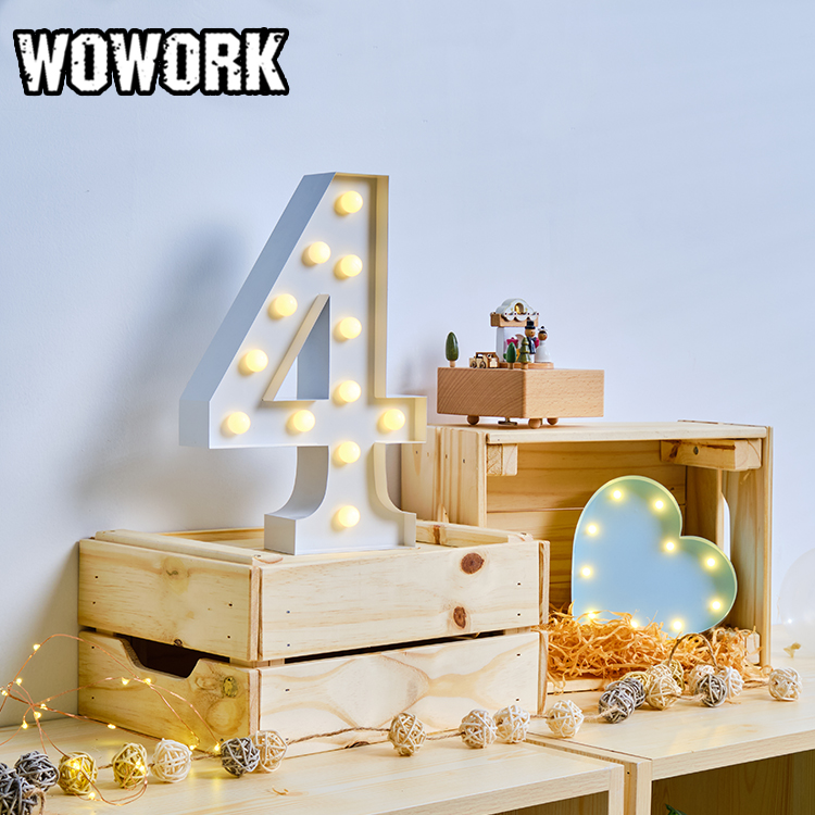 WOWORK рестораны, огни для новогодней елки с батареей 5 В
