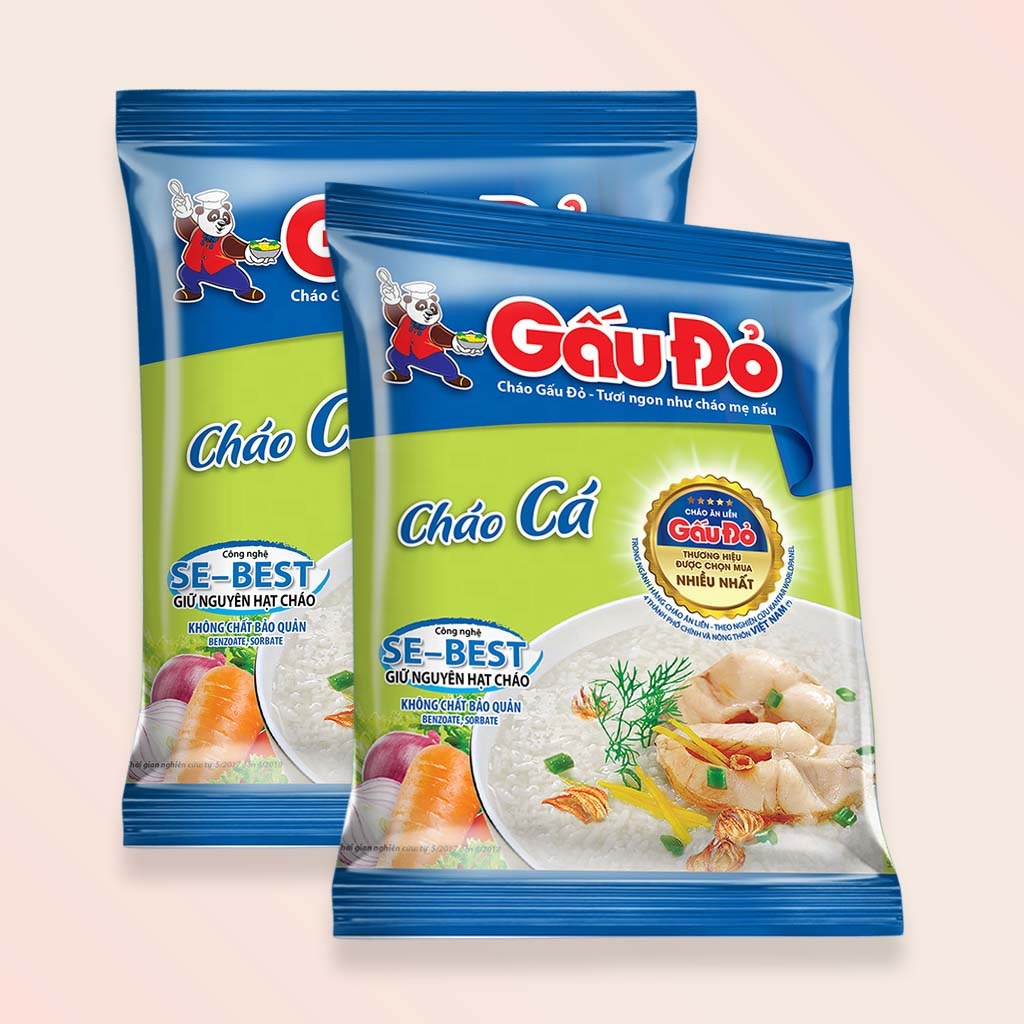 Мгновенная каша с рыбой GAUDO, новый вкус, супер вкусный и здоровый для домашнего использования
