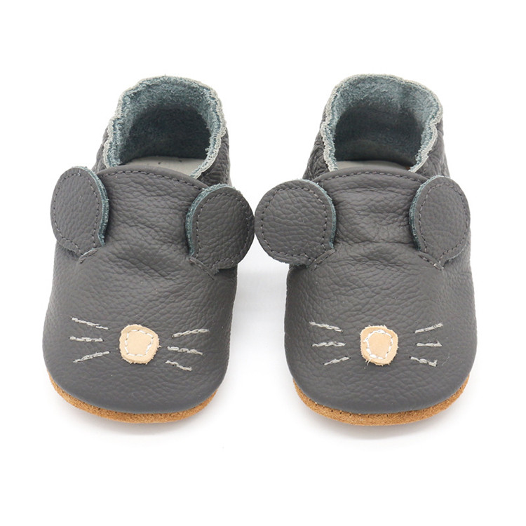 Chinese Manufacturer Boy Baby Leather Lining Material Soft Soled Toddler Casual Shoes