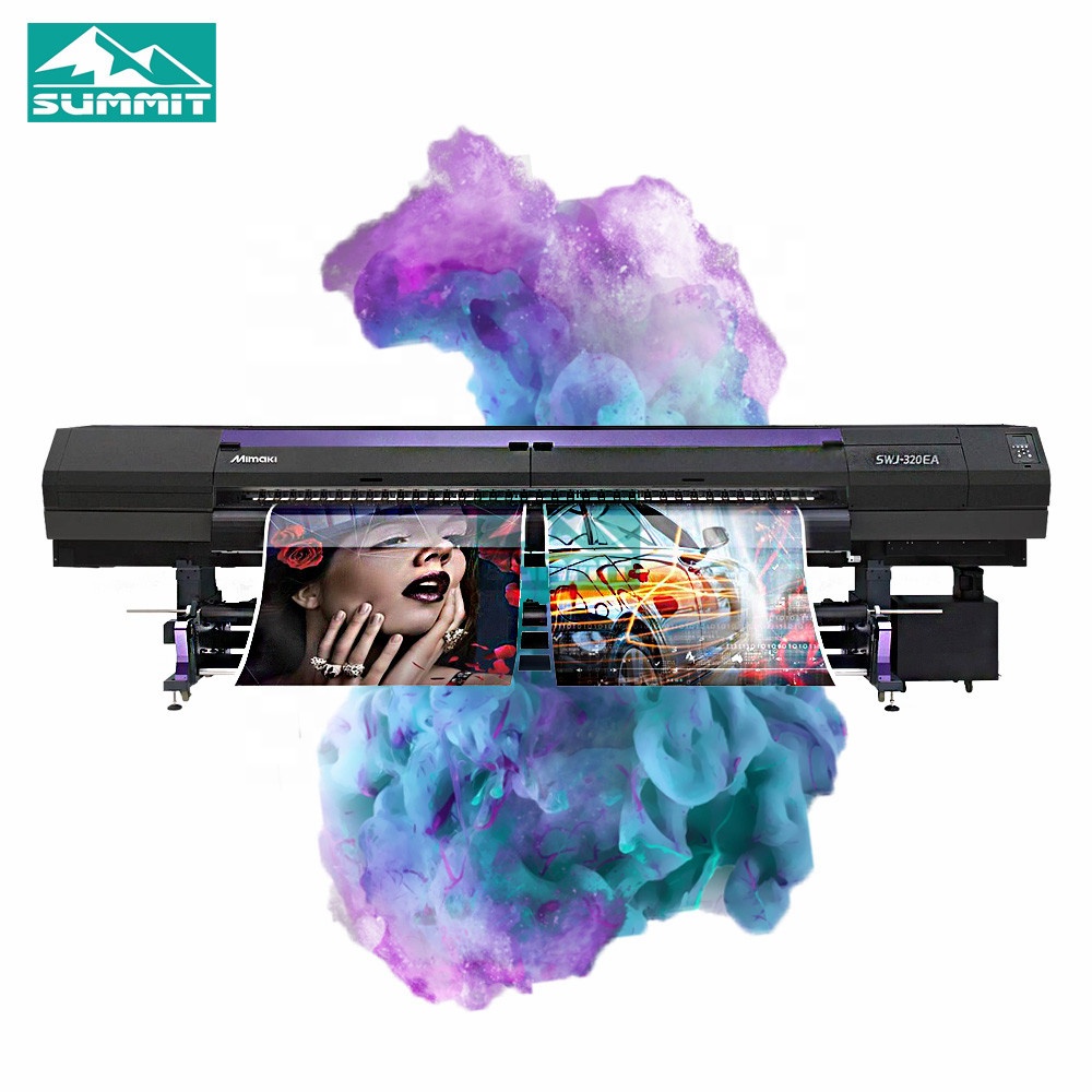 Натуральная 126 дюймов Mimaki SWJ-320 S4 б/у большого формата 3,2 м струйный принтер подходит для продажи