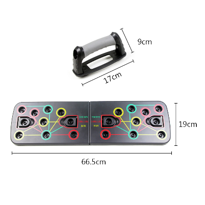 Whole Body Workout Fitness Machine, Push Up Bars, Home Training Equipment for Body Shape