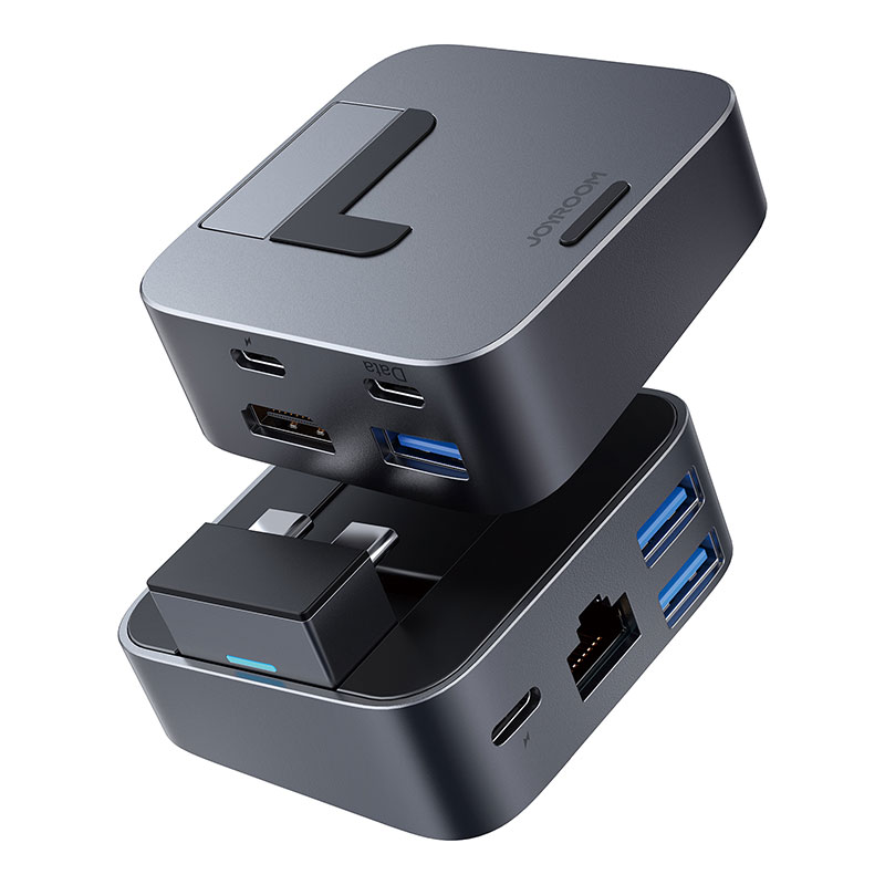 Joyroom Usb 3.0 Hub Docking Station Hub 4K Dual 8 in 1 Type-c Docking Station For Macbook Pro