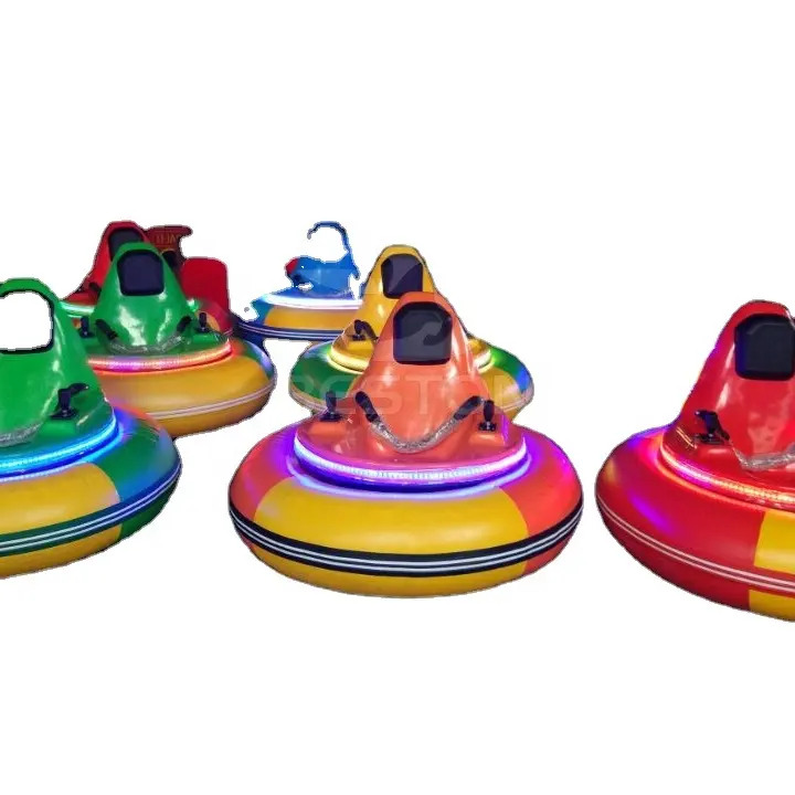 Colorful Inflatable Bumper Cars Theme Park Ice Battery Electric Bumper Car Ride On Cars