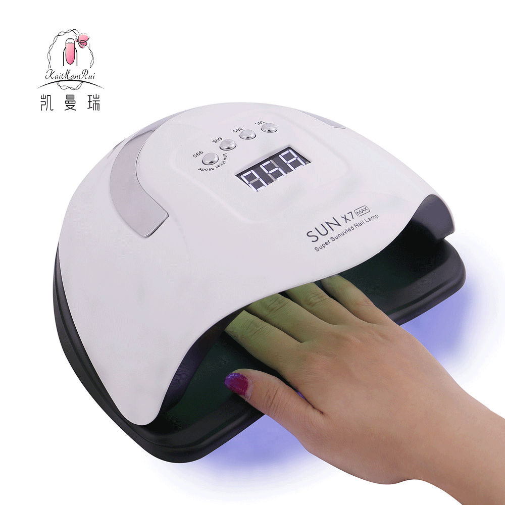 Sunx7max 180W UV LED Nail Dryer With Sensor LCD Display Curing Nail Gel Polish Manicure Tool 57 LEDS Smart Nail Lamp