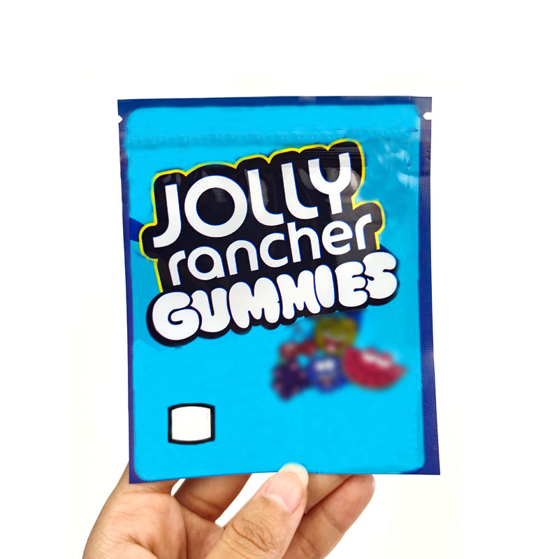 Лучшее качество сумки Jolly Rancher Gummies Майларовый мешок с новой упаковкой 600 мг кислые набивные полиэтиленовые пакеты на молнии в наличии