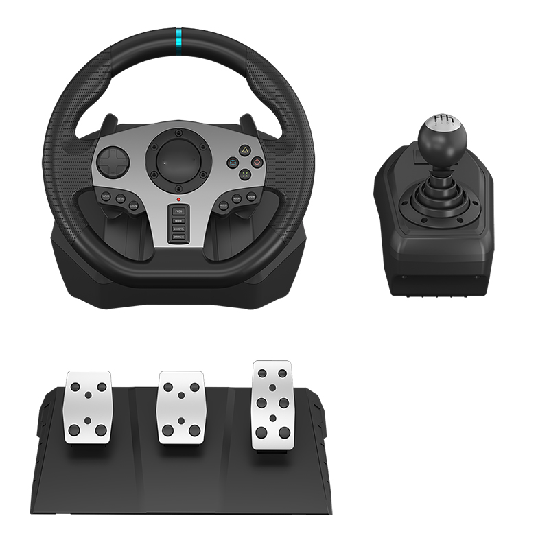 Vibration Racing Steering gaming Wheel For Ps3 Ps4 Xboxone Switch Pc for Pxn V9