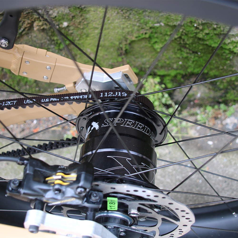 Мотор Rohloff Bafang G510, 14 скоростей, две батареи, электрический велосипед с толстыми шинами