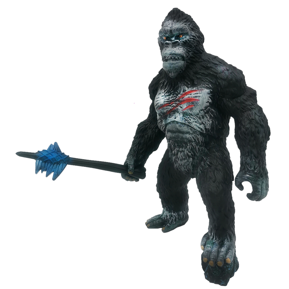 Новейшая детская высокая имитация Godzilla VS Kingkong Gorilla Chimpanzee игрушка обезьяна с топором