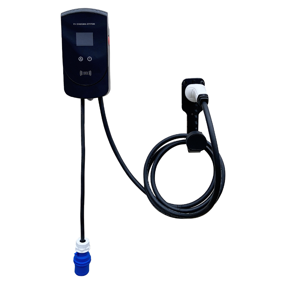 Силовая фабрика IEC 62196 Тип 2, трехфазная 16 А EV настенная зарядная станция 11 кВт