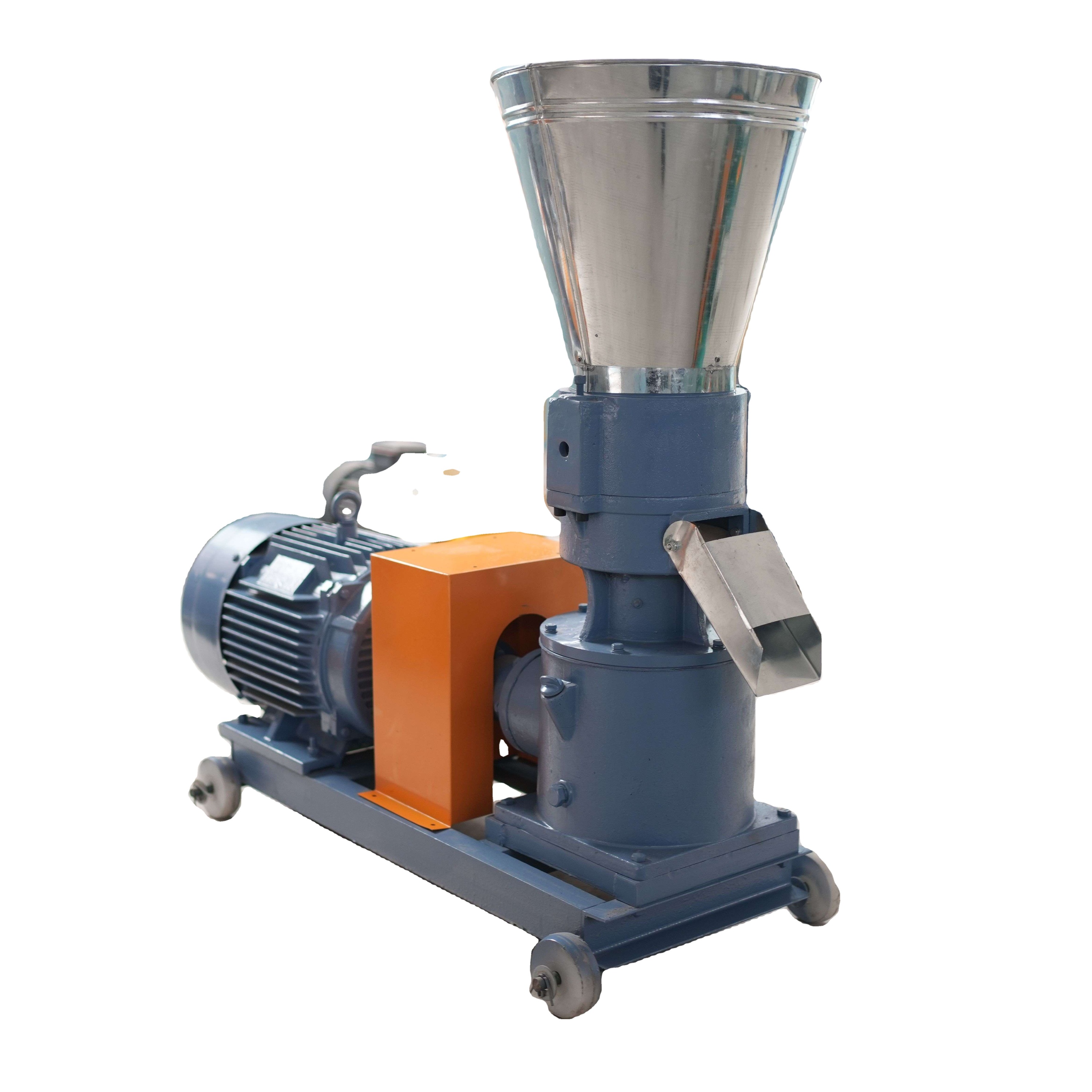 Two Phase Electricity Machine Pellets Alfalfa Pellet Complete Equipment Livestock Farming Feed Pellet Machine
