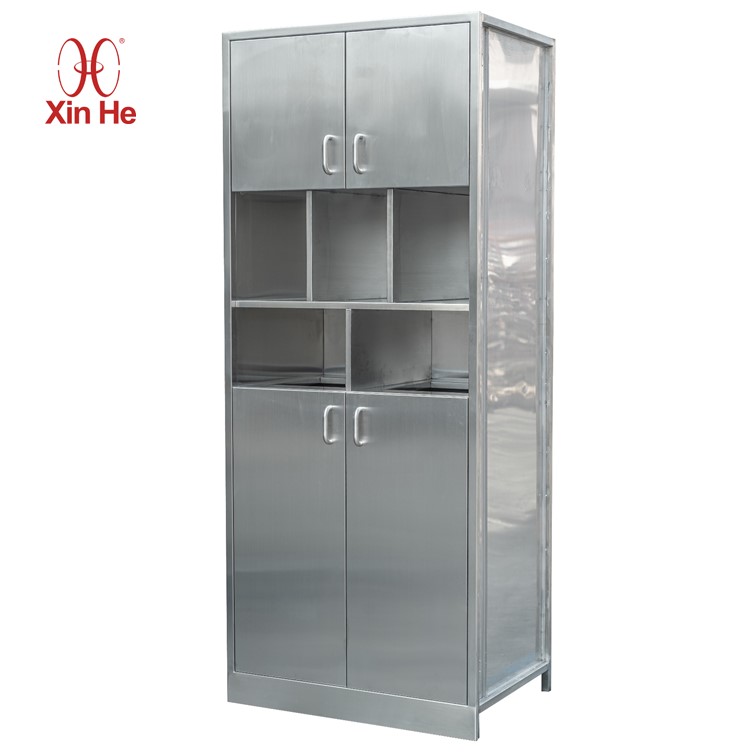 Customized Cupboard Hospital Furniture 304 316 Stainless Steel Medical Cabinets