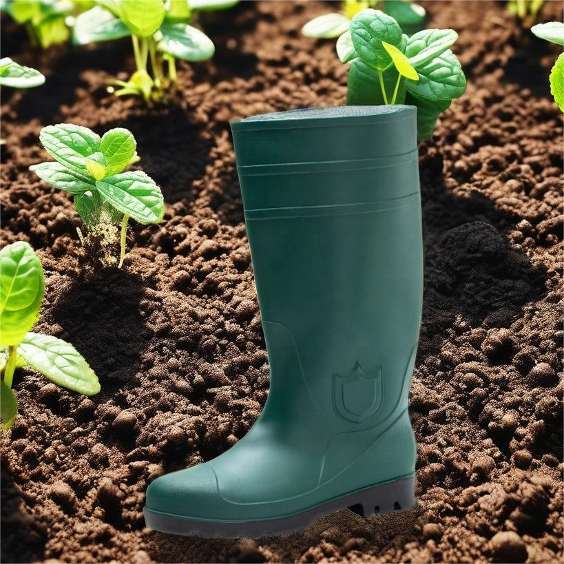 PVC gum boots Waterproof Rubber Gum boots Food Industry Factory Farming Fishing Lightweight Rain Boots Men & Women