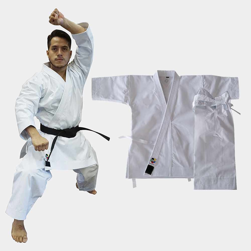 100% хлопок WKF KARATE GI KATA Униформа с вышивкой логотипа на заказ