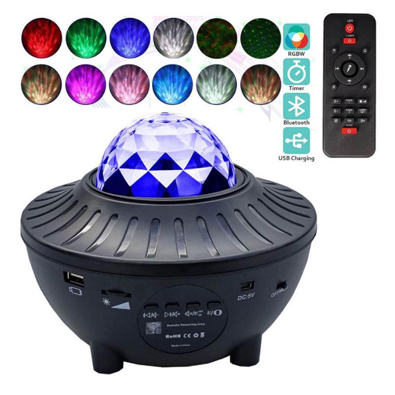 USB Sky Star Led Night Light Projector Remote Control Twinkling Laser Galaxy Starry Night Light Projector