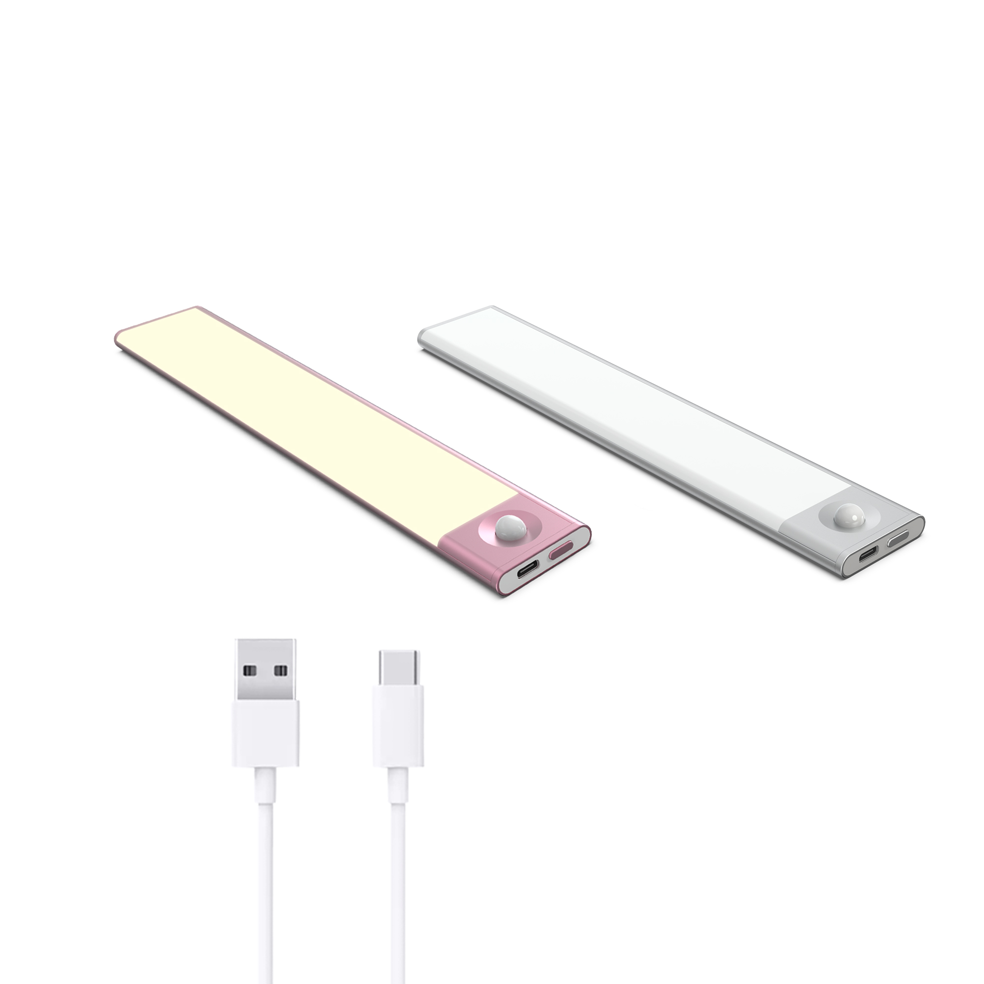 Amazon hot sale Item Rechargeable LED Closet Light Motion Sensor Under Cabinet Light Use for Closet Cabinet Wardrobe