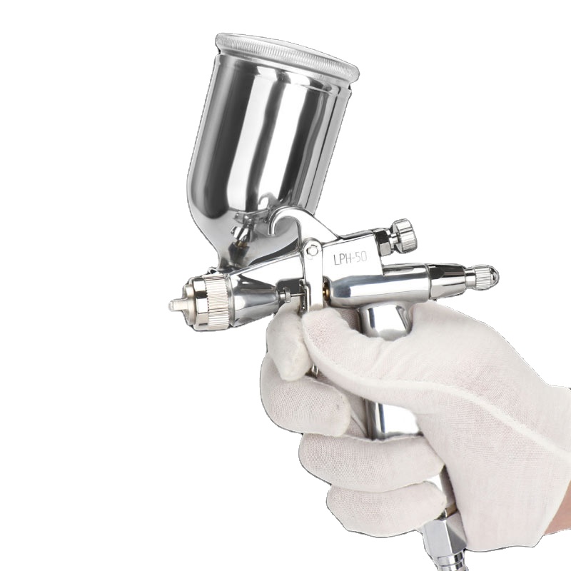 Japan LPH-50 Mini HVLP Spray Gun LPH50 Hand Manual Pistol Sprayer Air Brush For Art Clothes Air Paint
