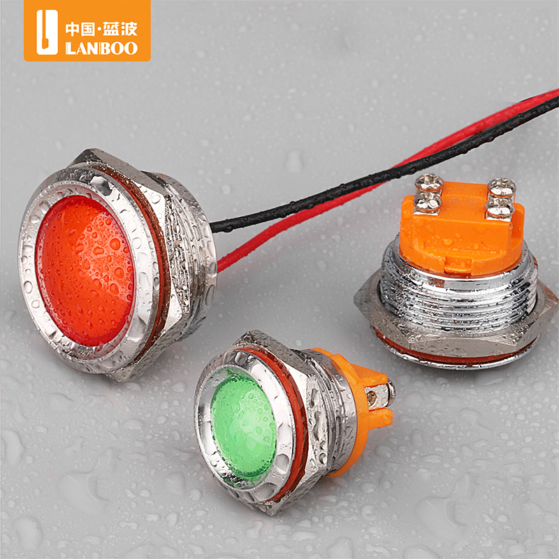 16/19/22/25 мм ad22-22ds din rail светодиодная индикаторная лампа 230v IP67 для панели индикаторная лампа